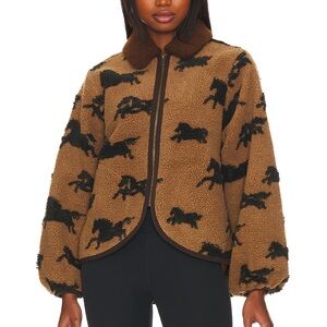 THE GREAT. Pasture Fleece Jacket